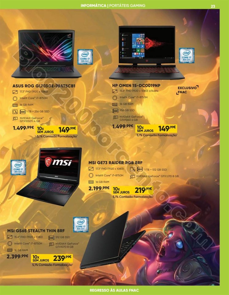 Antevisão Folheto FNAC Regresso às aulas promoç