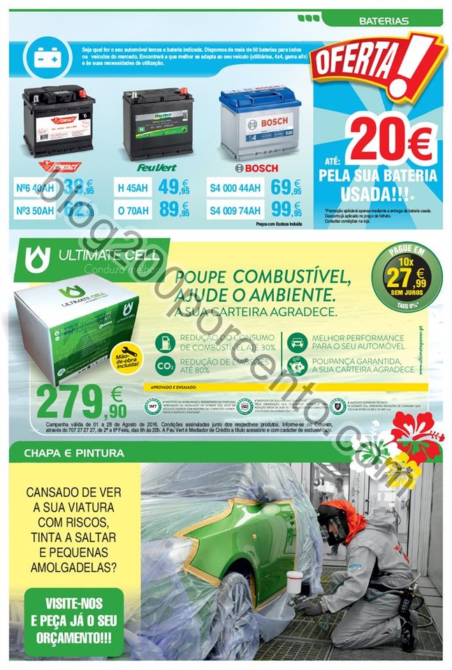 Antevisão Folheto FEU VERT Promoções de 1 a 28 