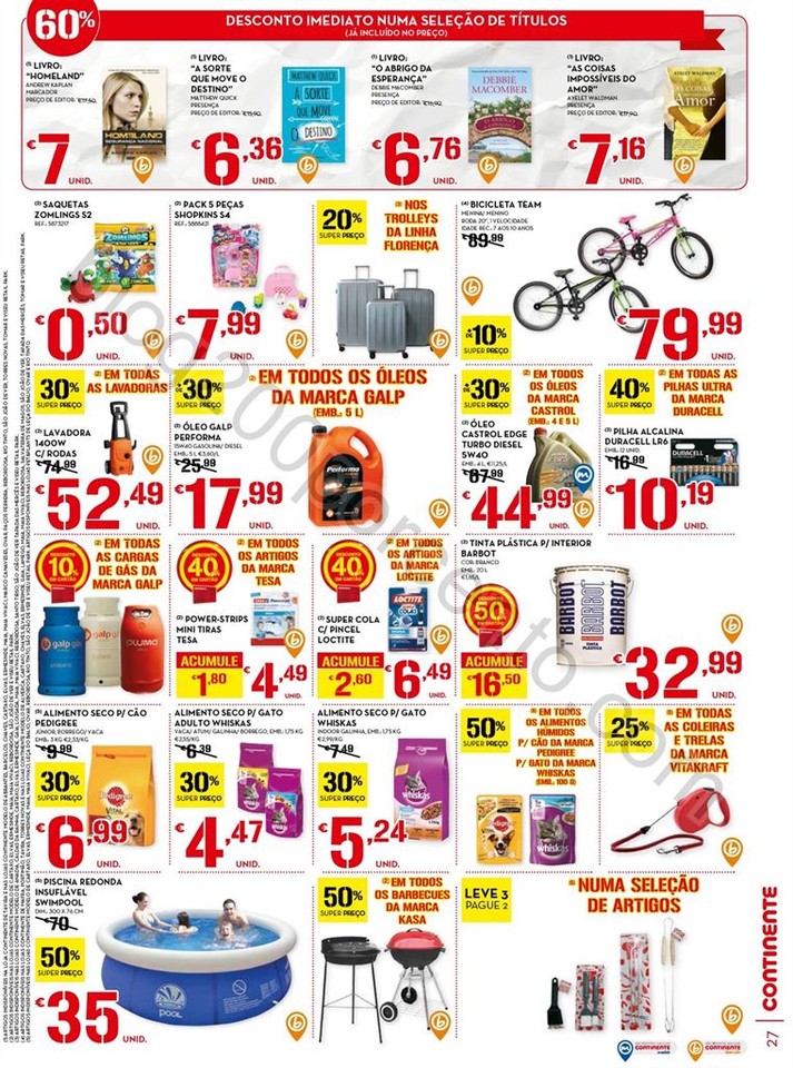 Antevisão Folheto CONTINENTE Promoções de 16 a 