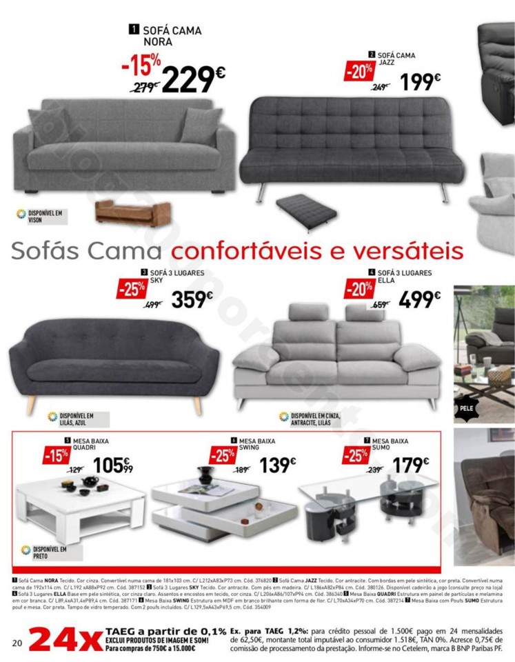 Antevisão Conforama promoções de 2 a 23 novembr