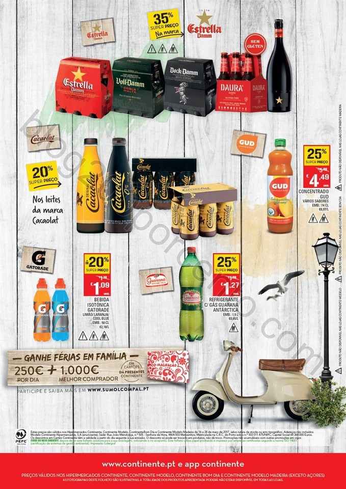 Antevivisão Folheto CONTINENTE Bebidas verão pro