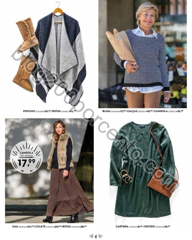 Novo Folheto CONTINENTE Moda Outono - Inverno prom