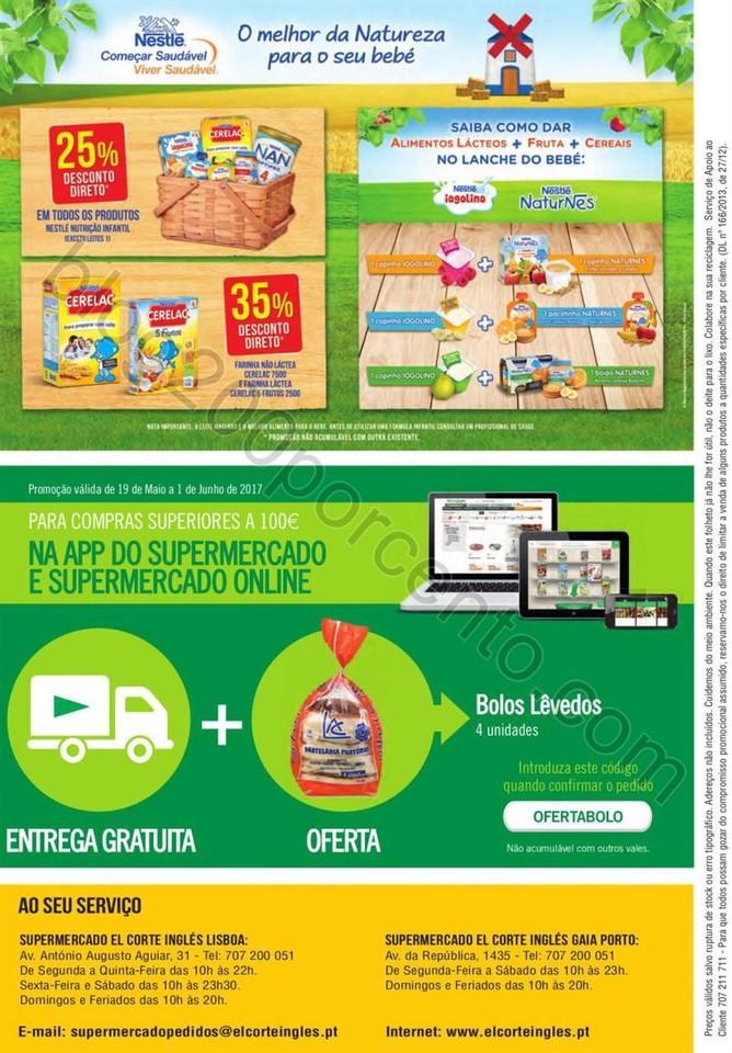Antevisão Folheto EL CORTE INGLÉS Promoções de