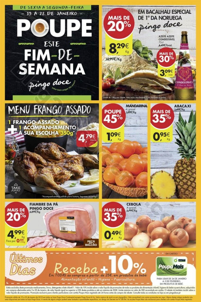 ANtevisão Folheto PINGO DOCE Fim de semana promo
