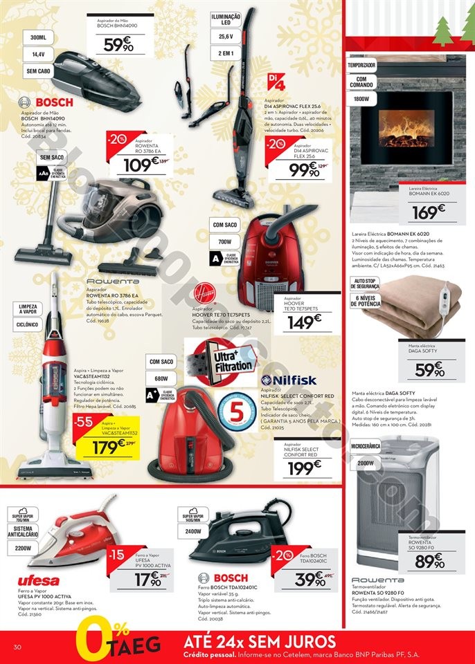 Antevisão Folheto CONFORAMA Natal promoções at