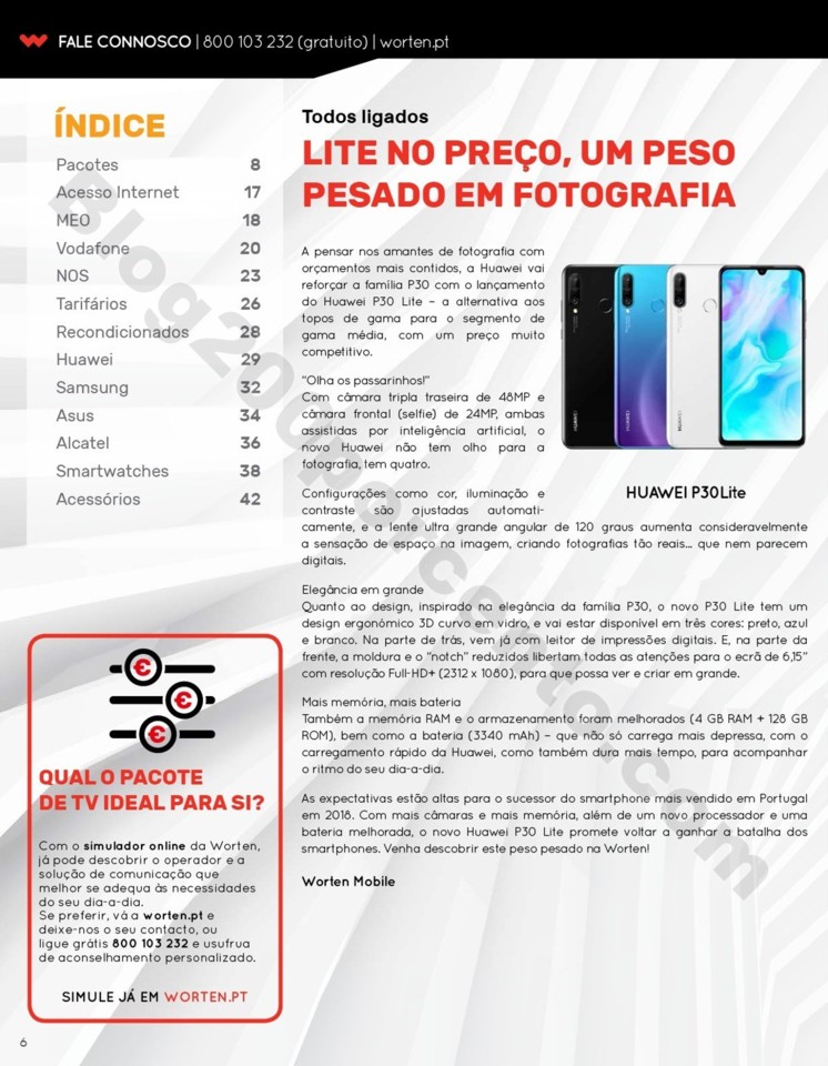 Antevisão Folheto WORTEN Mobile Promoções de 25
