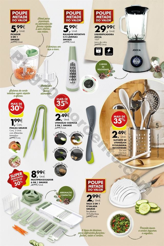 Antevisão Folheto PINGO DOCE Bazar Promoções de