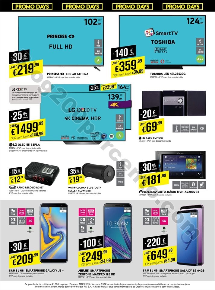 Antevisão Folheto RADIO POPULAR Promoções de 8 