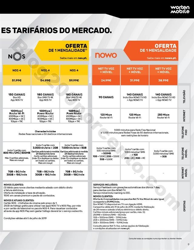 Antevisão Folheto WORTEN Mobile Promoções de 27