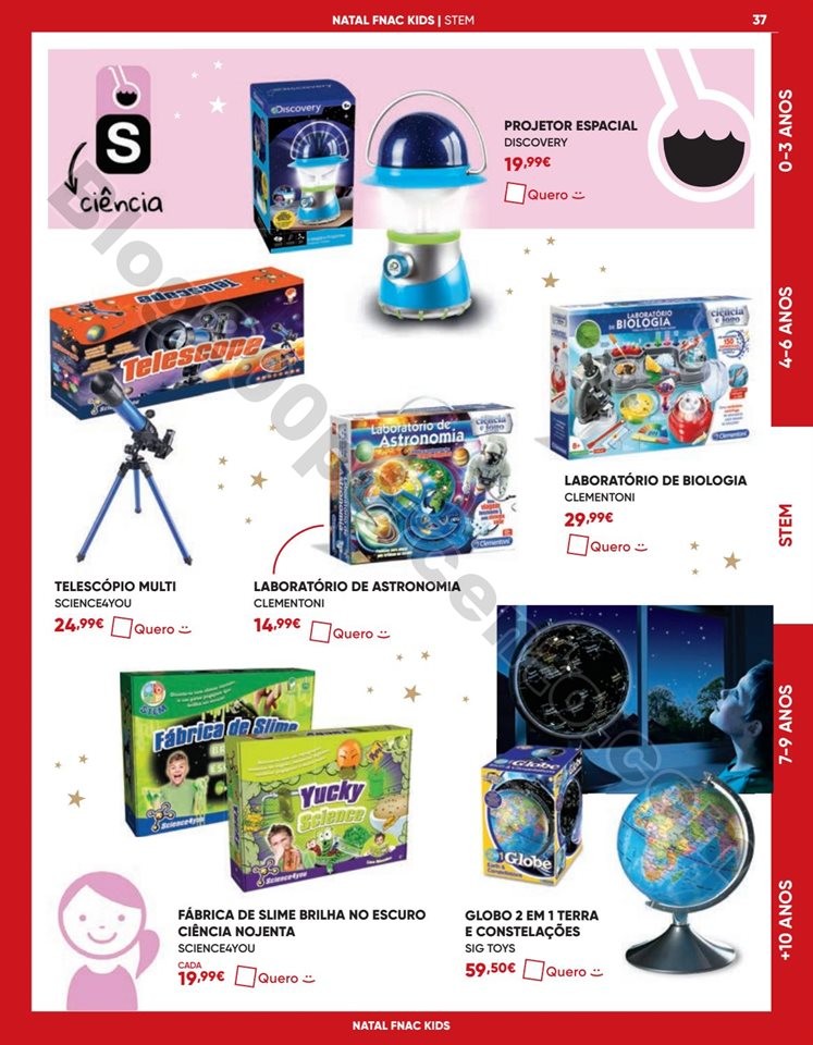 Antevisão Folheto FNAC Natal Kids Promoções de 