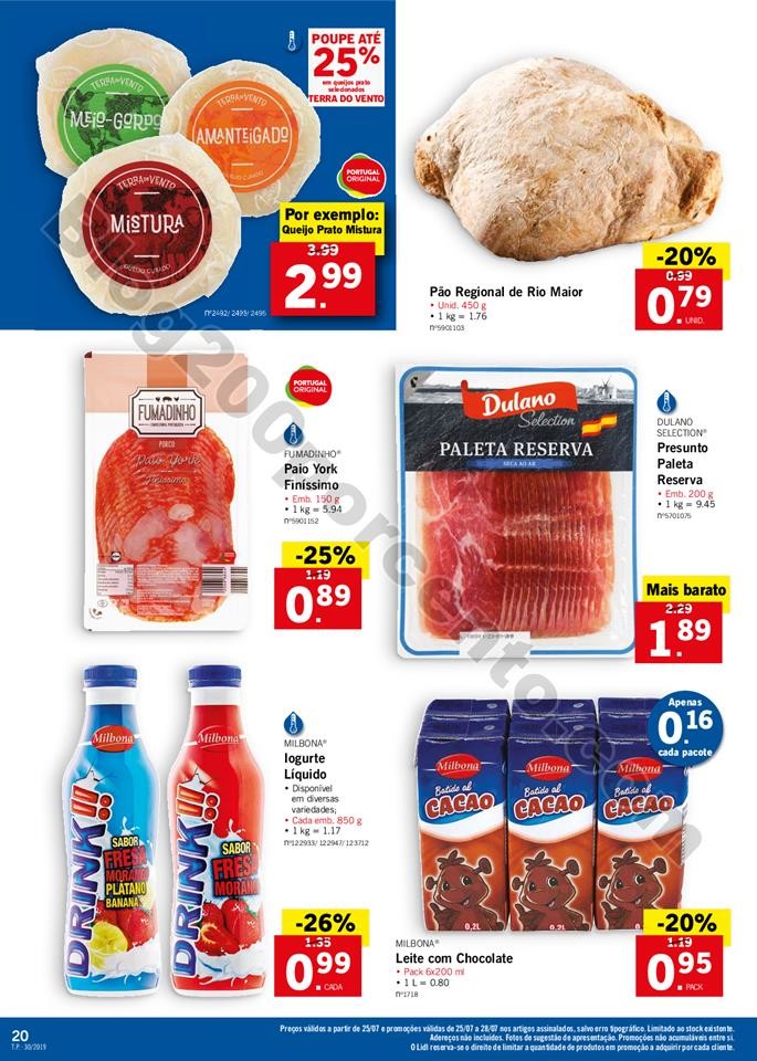 folheto LIDL alimentar Promoções a partir de 22 