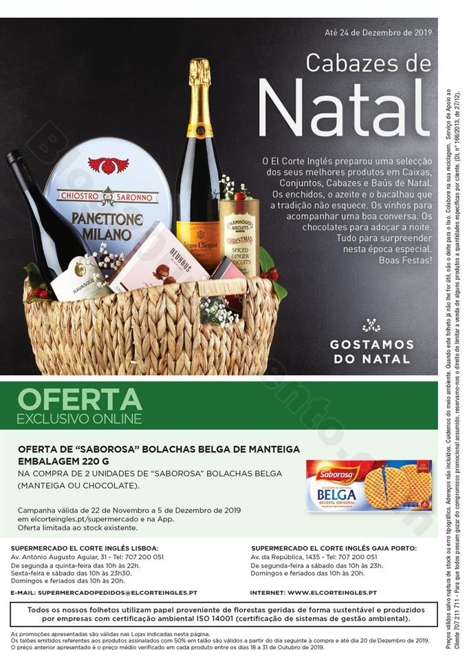 Antevisão Folheto EL CORTE INGLÉS Promoções de