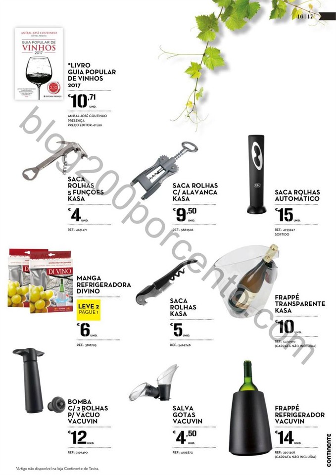 Antevisão Folheto CONTINENTE Vinhos promoções d