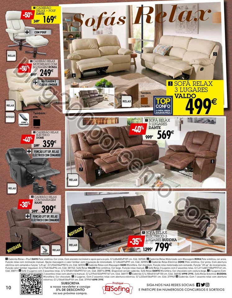 Antevisão Folheto CONFORAMA Promoções de 29 set