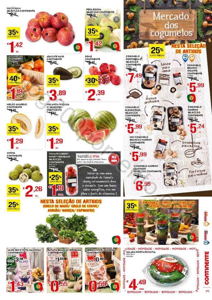 Antevisão Folheto CONTINENTE Promoções de 13 a 