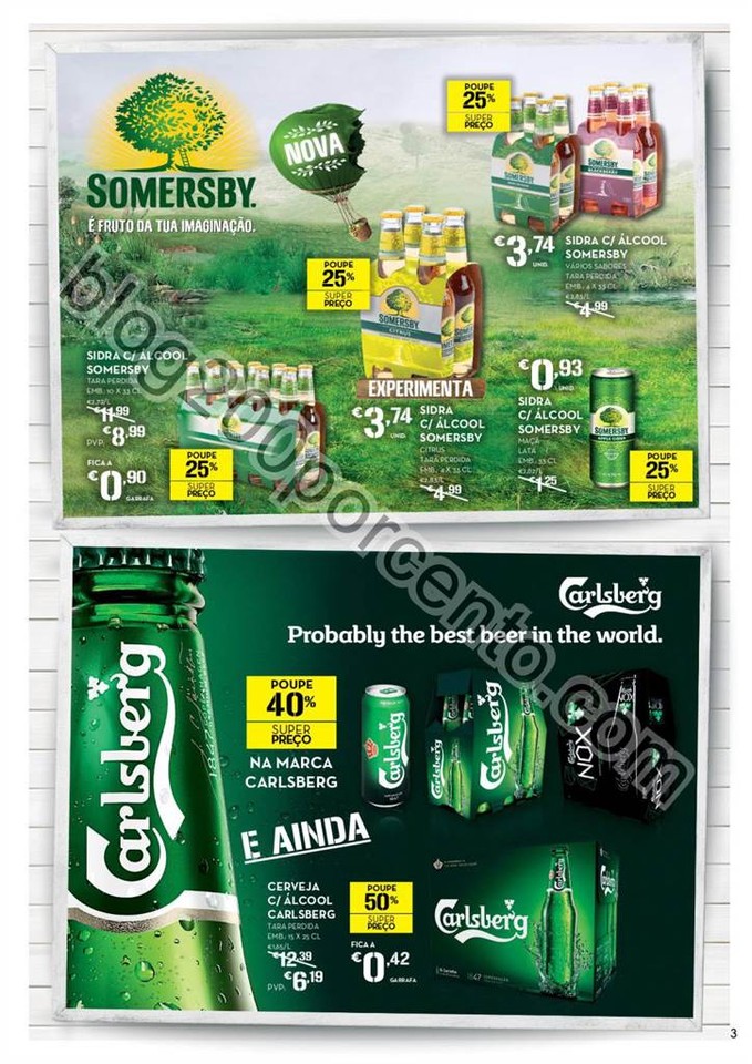 Antevisão Folheto CONTINENTE Bebidas promoções 