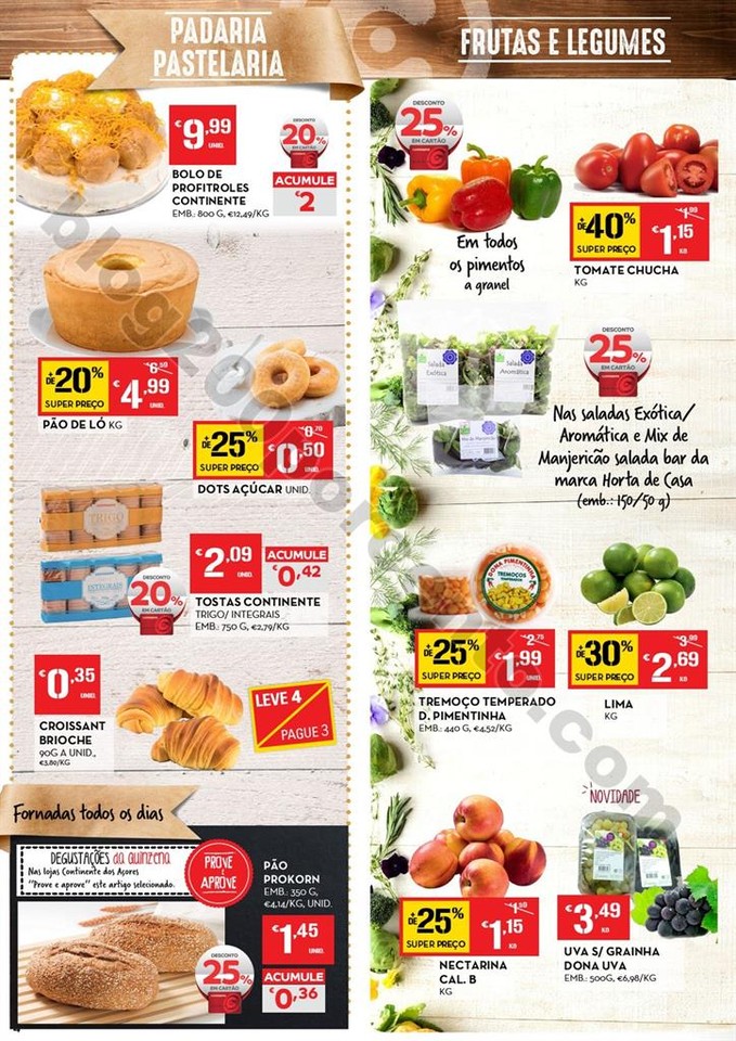 Novo Folheto CONTINENTE Açores promoções até 2