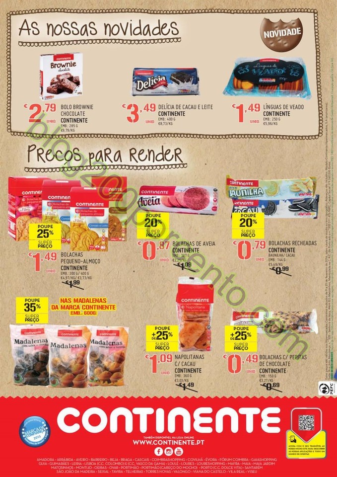 Antevisão Folheto CONTINENTE Extra Bolachas de 9 