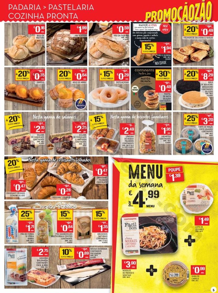 Antevisão Folheto CONTINENTE Madeira de 25 abril 