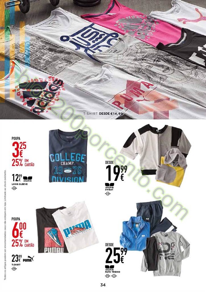 Novo Folheto SPORT ZONE promoções de 28 março a