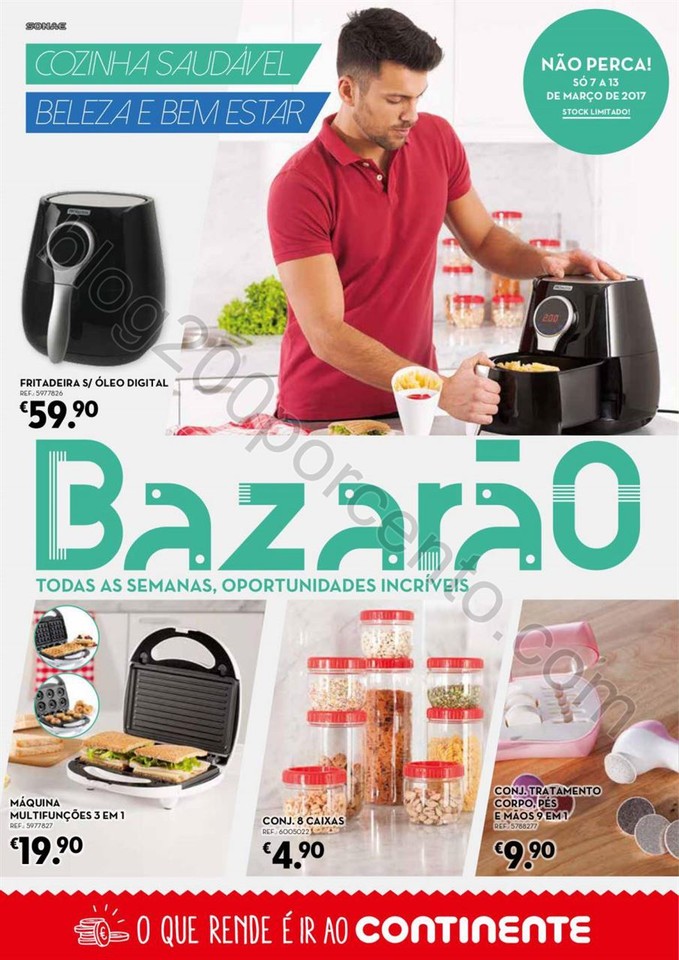 Antevisão Folheto CONTINENTE Bazarão promoções