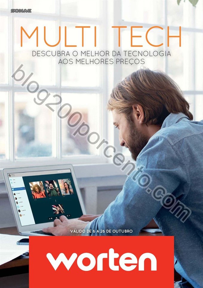Novo Folheto WORTEN Tecnologia promoções de 6 a 