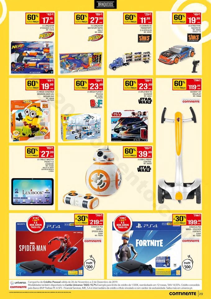 antevisão folheto continente 26 novembro a 2 deze