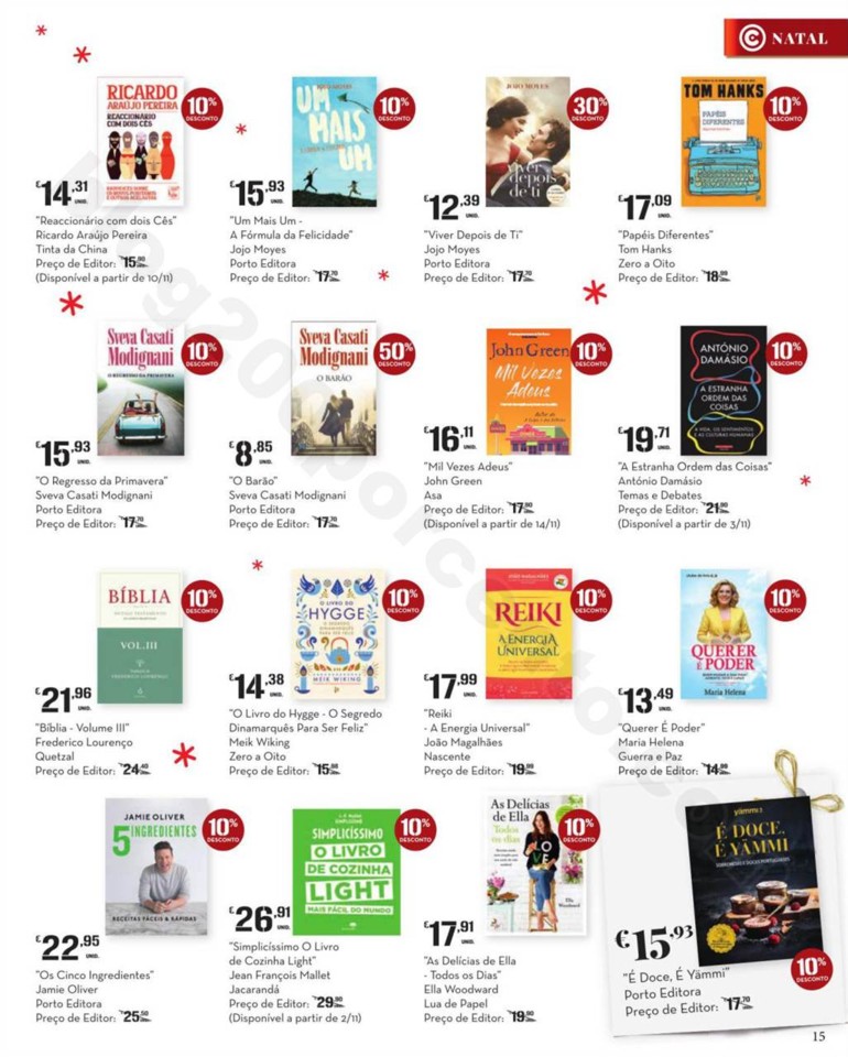 Antevisão Folheto NATAL Modelo decoração Natal 