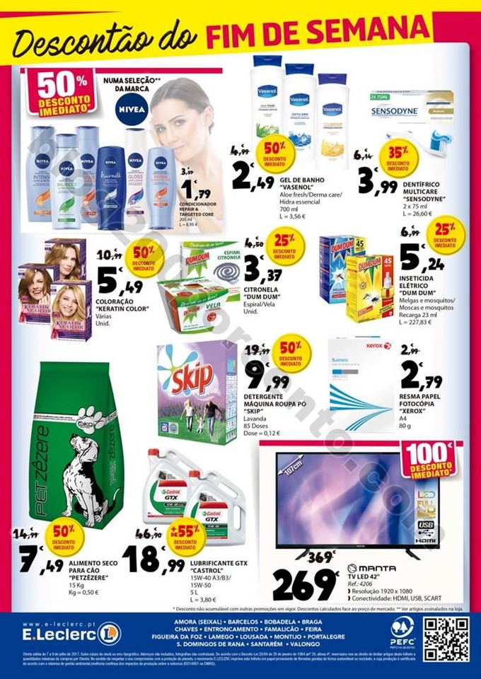 Antevisão Folheto E-LECLERC Fim de semana promoç