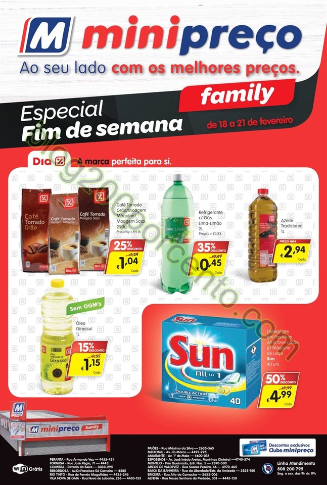 Antevisão Folheto MINIPREÇO Family de 18 a 24 fe