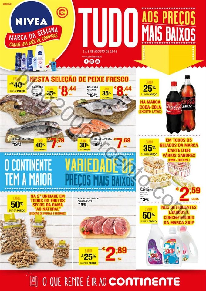 Antevisão Folheto CONTINENTE Promoções de 2 a 8