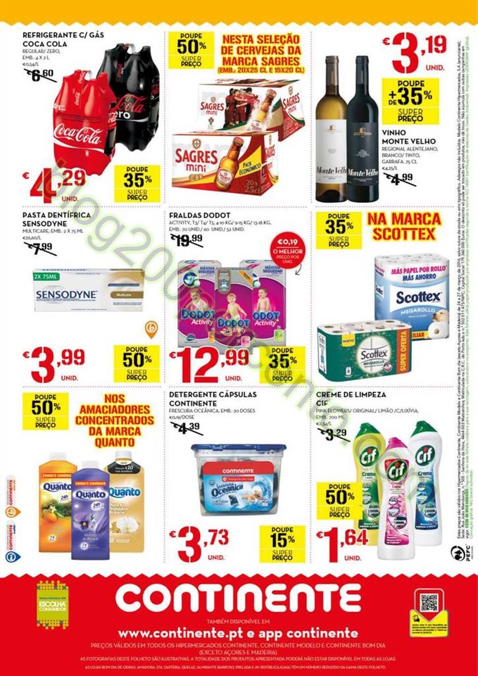 Antevisão Folheto CONTINENTE Fim de Semana de 24 