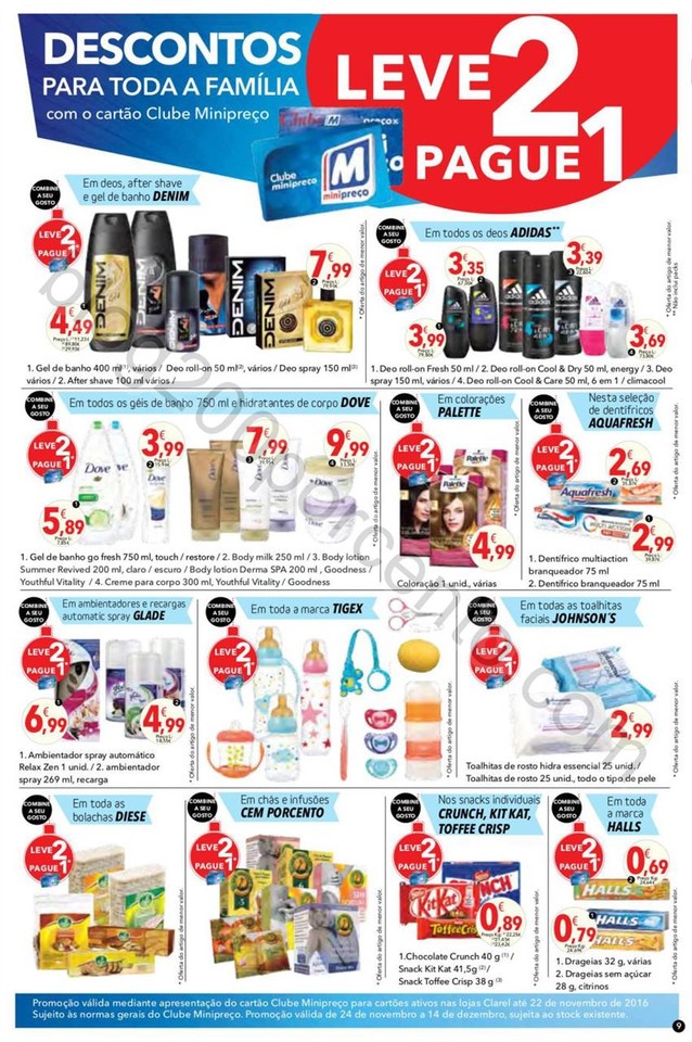 Antevisão Folheto CLAREL Natal promoções de 24 