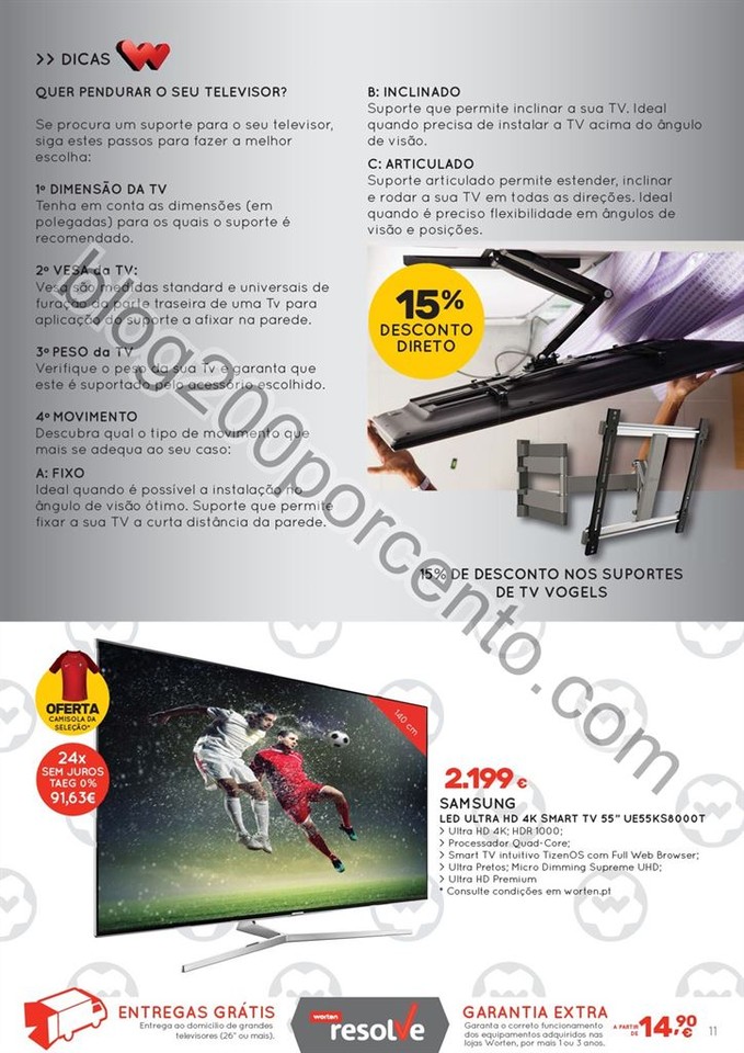 Antevisão Folheto WORTEN Promoções de 30 maio a