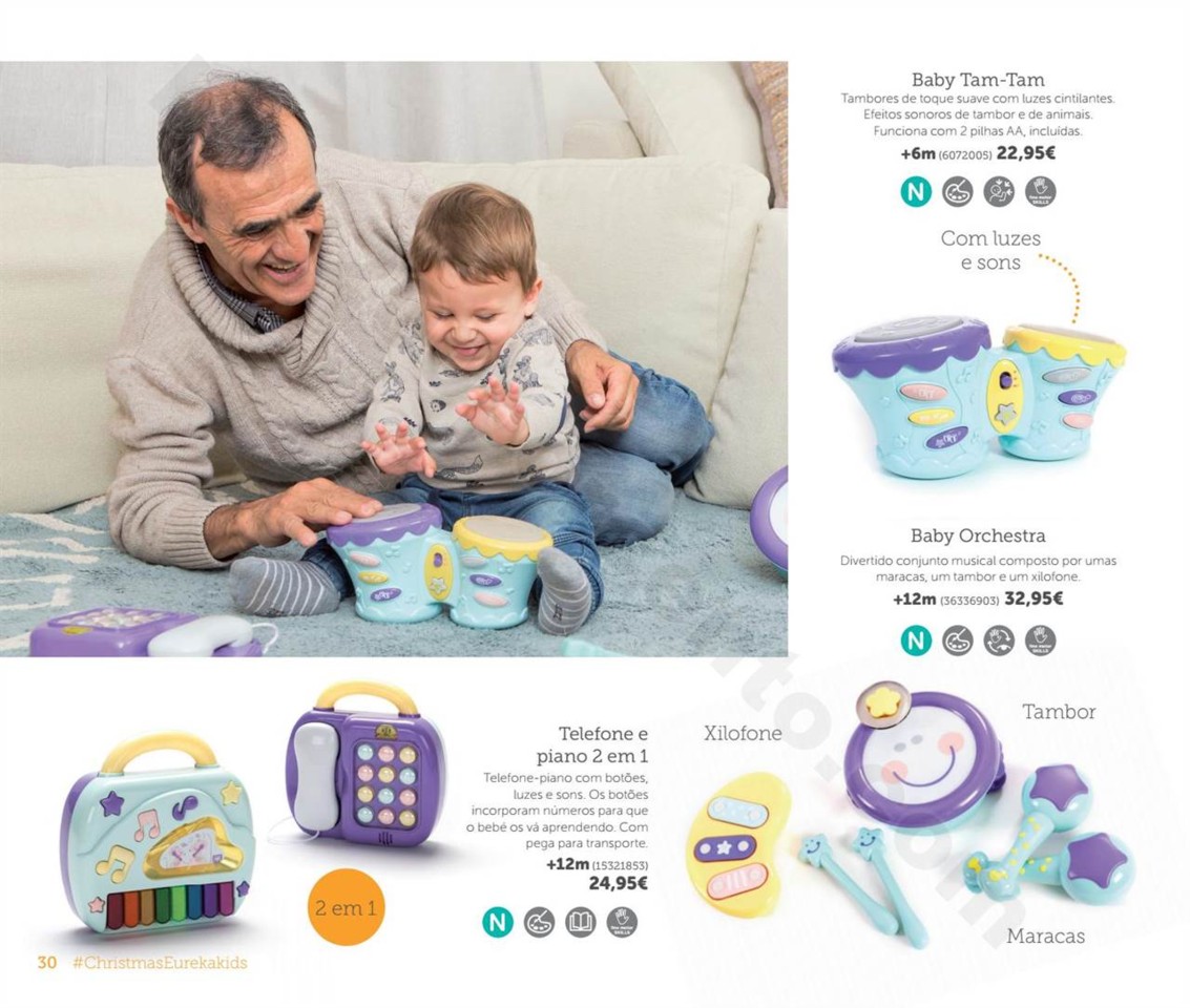 Antevisão Folheto Brinquedos EUREKAKIDS Natal 201