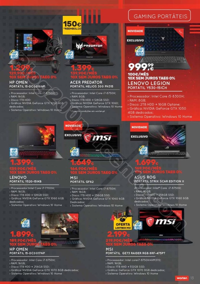 Antevisão Folheto WORTEN Especial promoções de 