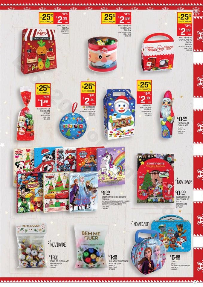 Continente Folheto Feliz Natal 19 novembro a 24 de