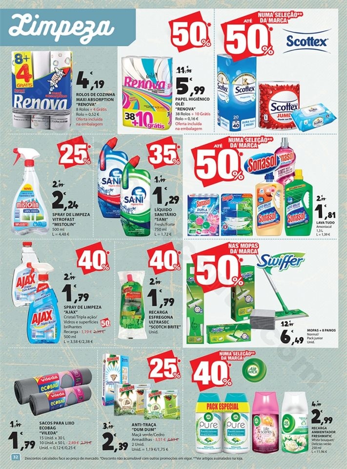 Antevisão Folheto E-LECLERC Promoções de 31 jan