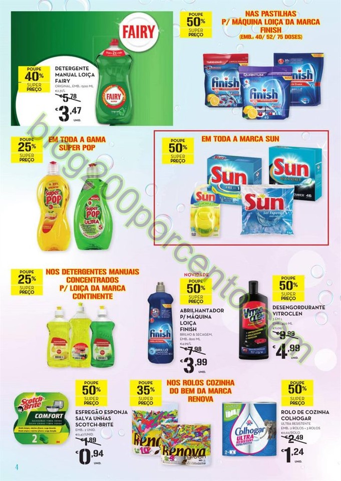 Antevisão Folheto CONTINENTE Limpeza de 12 a 24 j