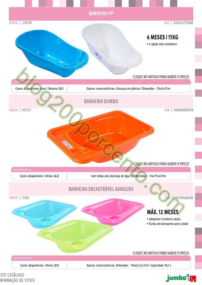 Novo Catálogo JUMBO Puericultura de 19 janeiro a 