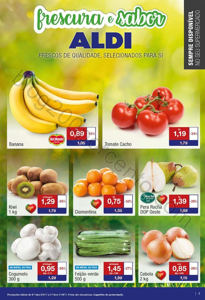 Antevisão Folheto ALDI Promoções a partir de 5 