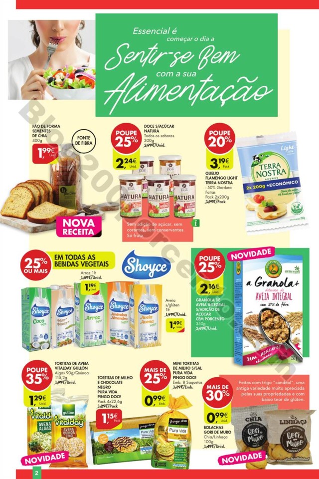 Antevisão Folheto PINGO DOCE Cuide de si promoç