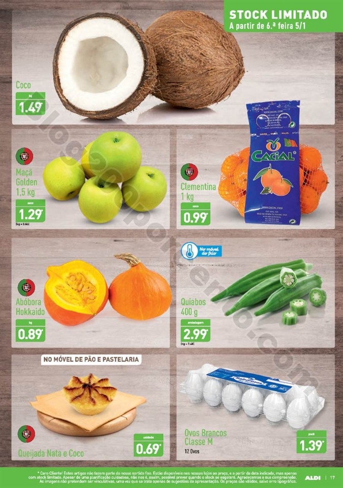 Antevisão Folheto ALDI Promoções a partir de 3 