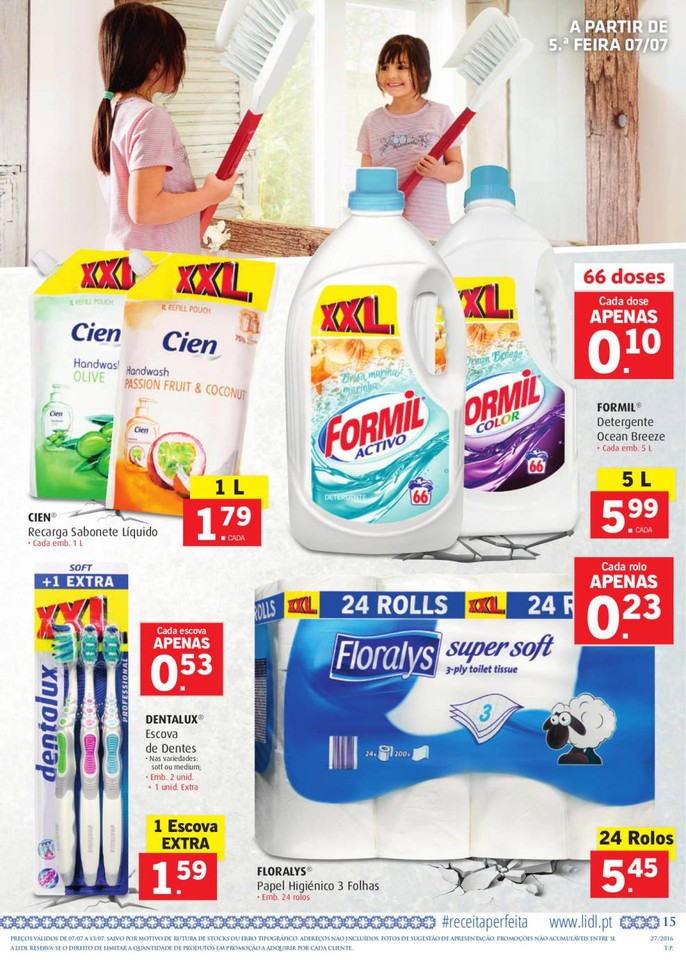 Antevisão Folheto LIDL Promoções de 7 a 13 julh