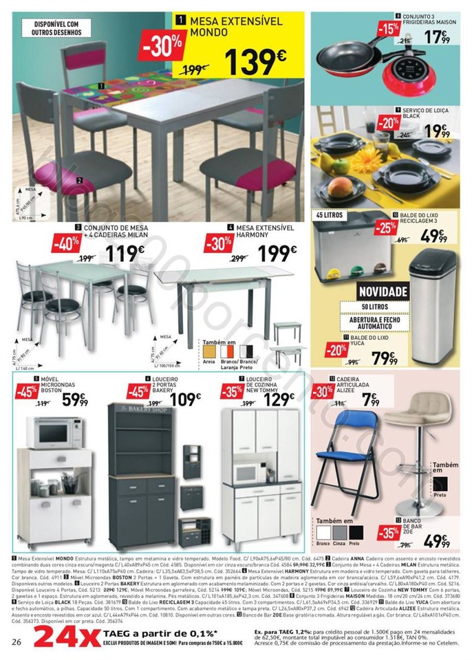 Novo Folheto CONFORAMA promoções de 9 a 23 fever