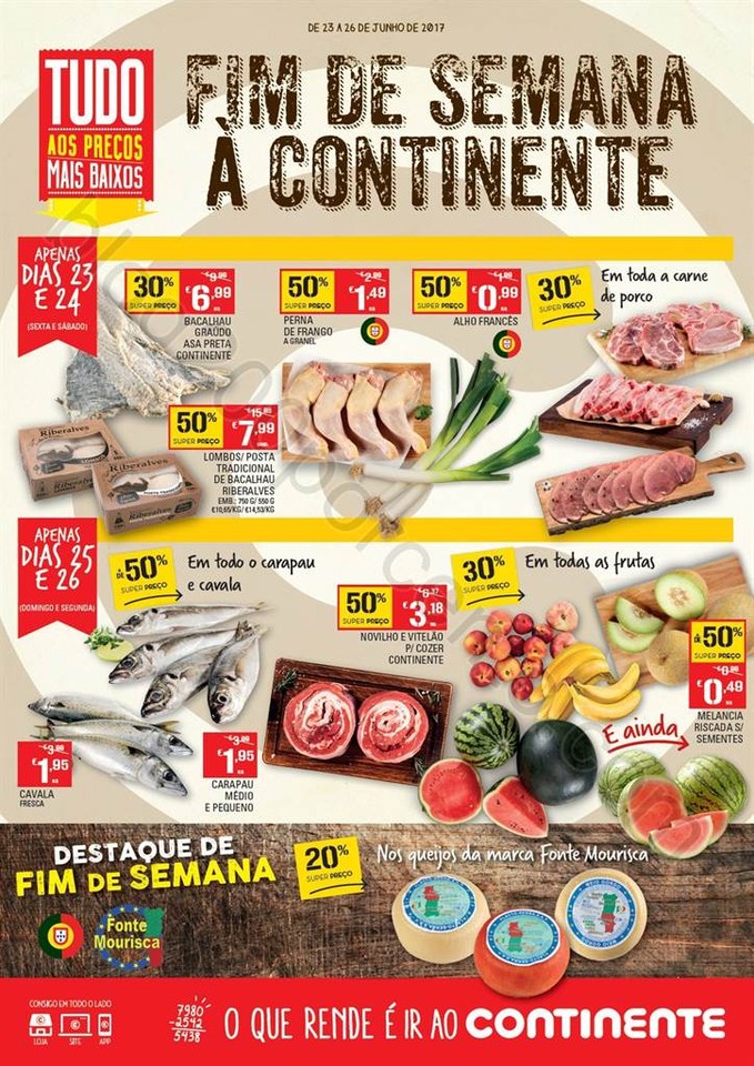 ANtevisão Folheto CONTINENTE Fim de semana de 23 