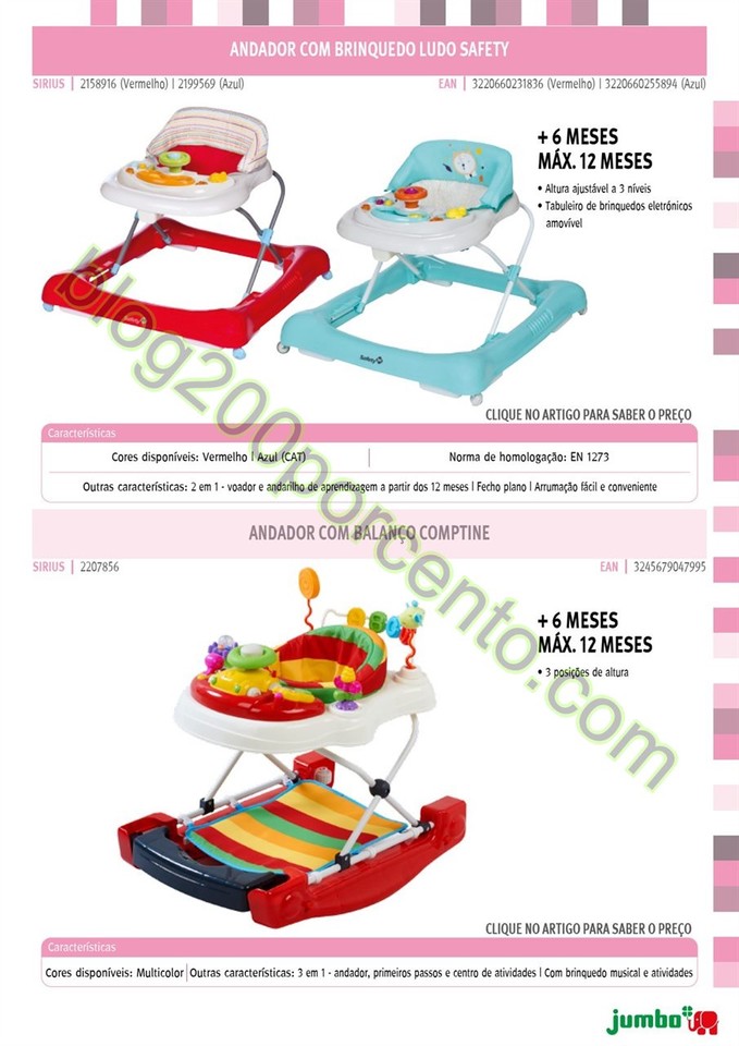 Novo Catálogo JUMBO Puericultura de 19 janeiro a 