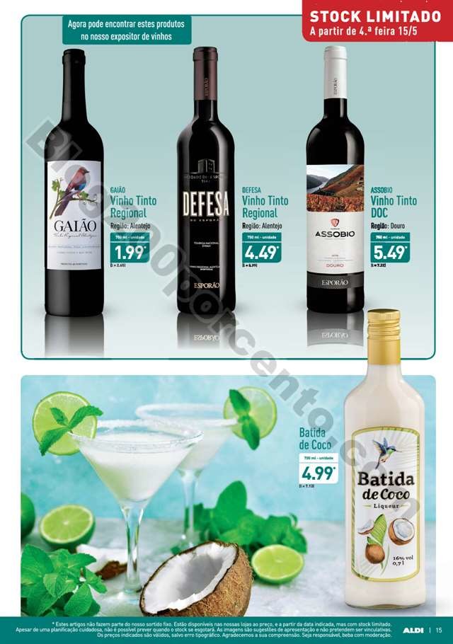 Antevisão Folheto ALDI Promoções a partir de 15