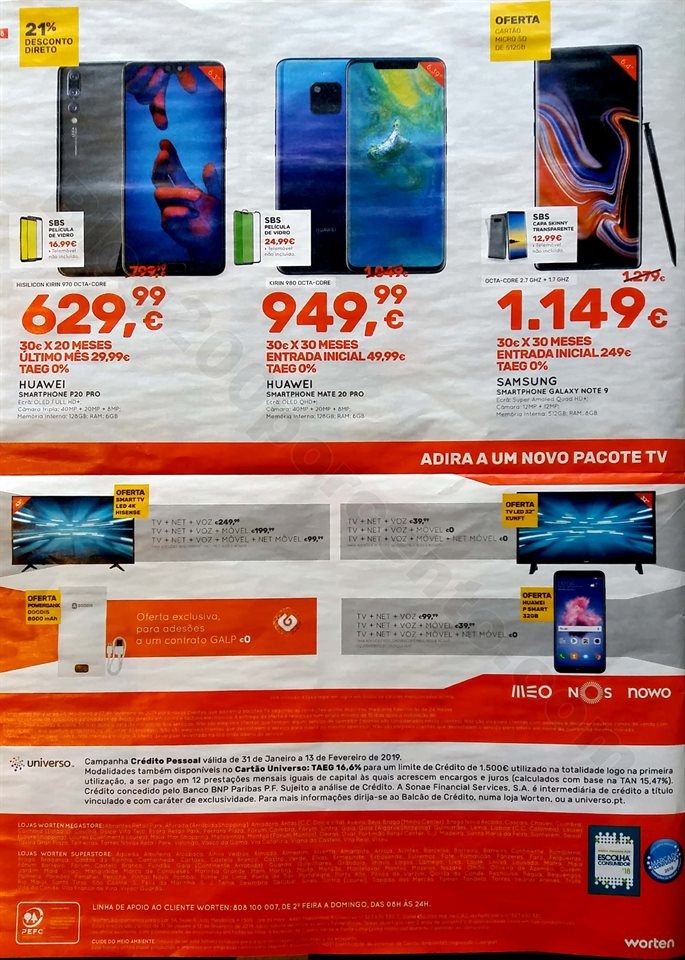 antevisão folheto worten promoções de 31 janeir
