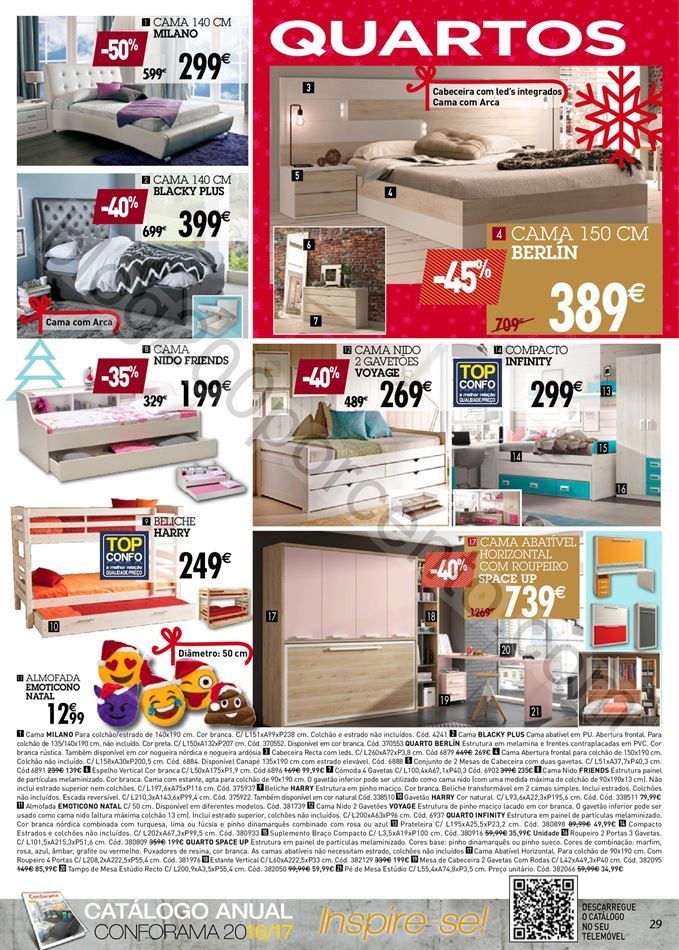 Novo Folheto CONFORAMA Promoções de 15 a 31 deze